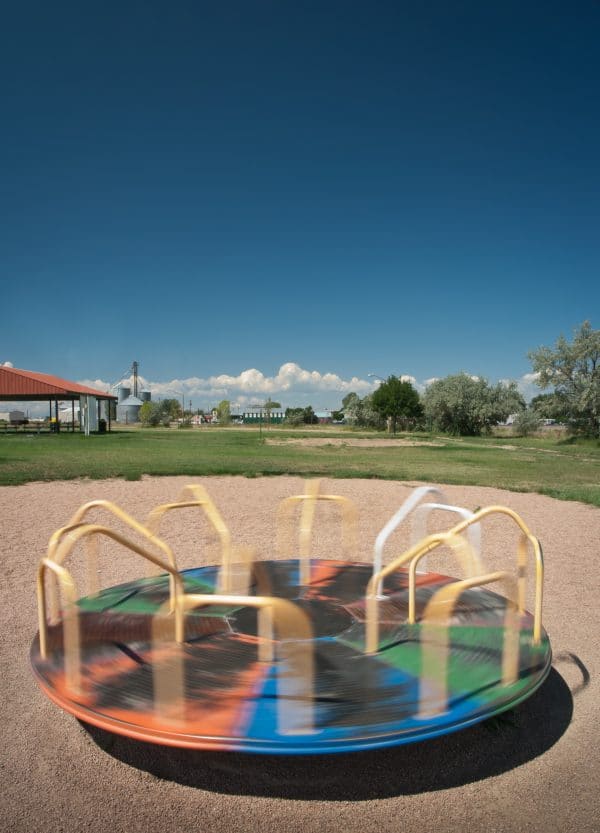 Brenda Biondo, Miracle Lifetime Whirl, Hudson, CO, 2011; color photograph, 28 1/2 x 20 inches; Courtesy of the artist.
