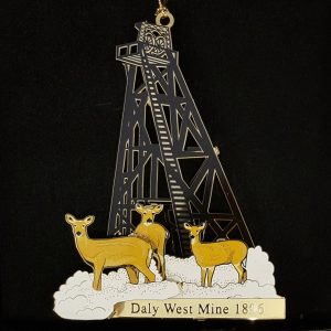 2011 Holiday Ornament - Daly West Mine 1896 - Park City Museum